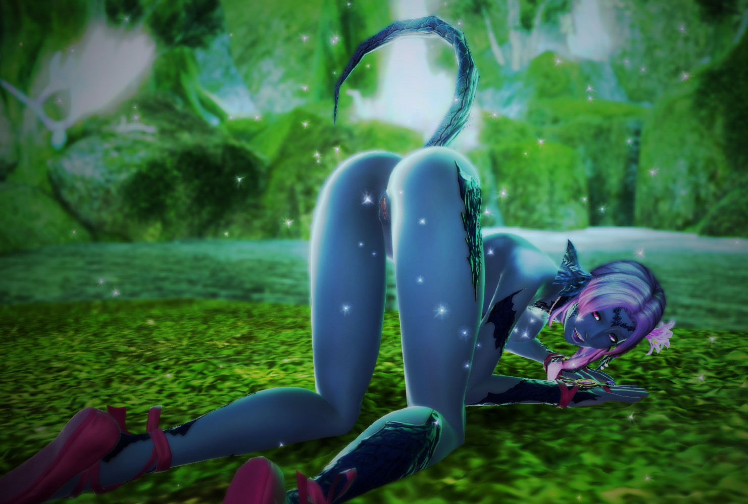Au Ra (Final Fantasy) Rule 34 Image