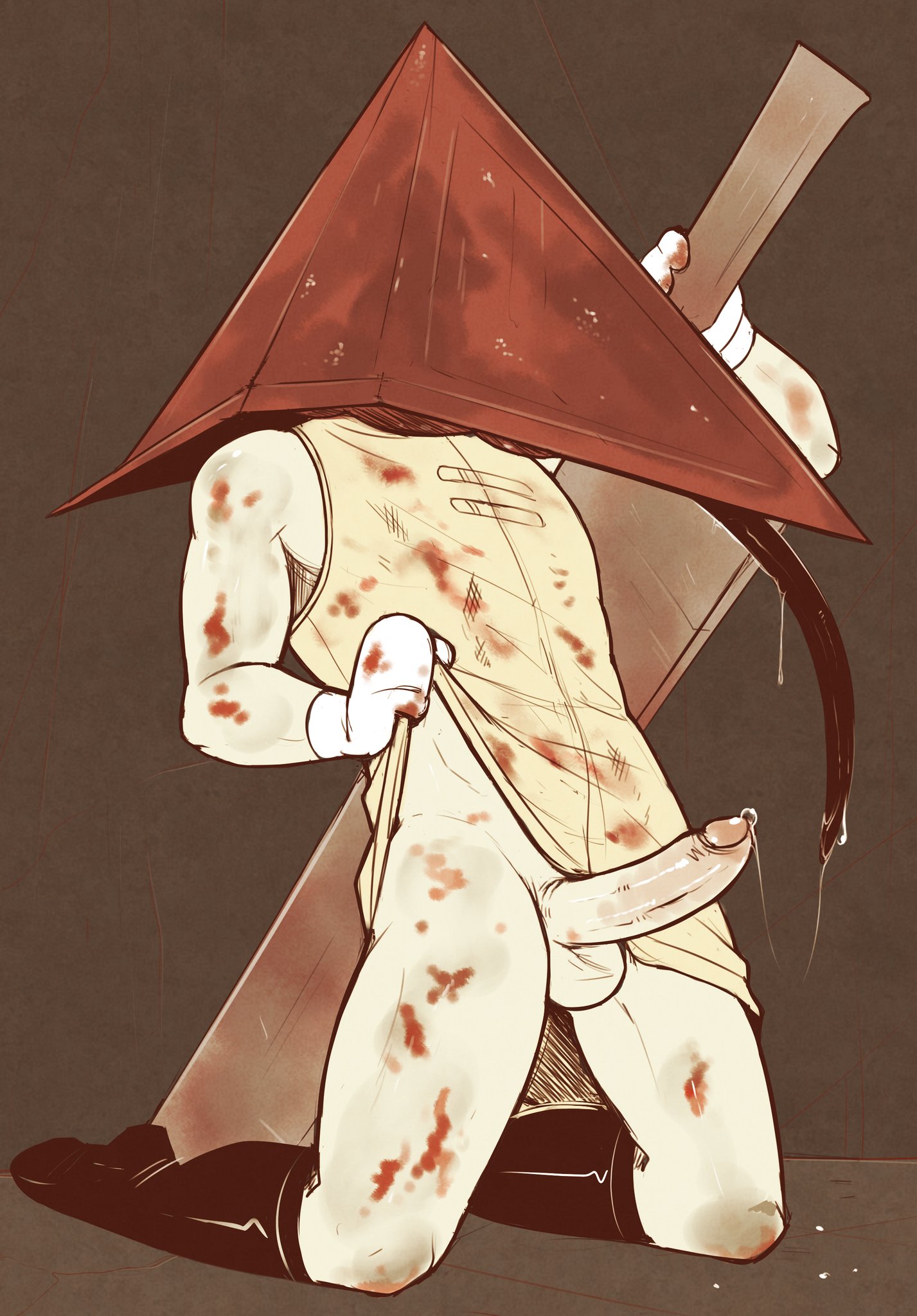 Pyramid Head (Silent Hill) Rule 34 Image