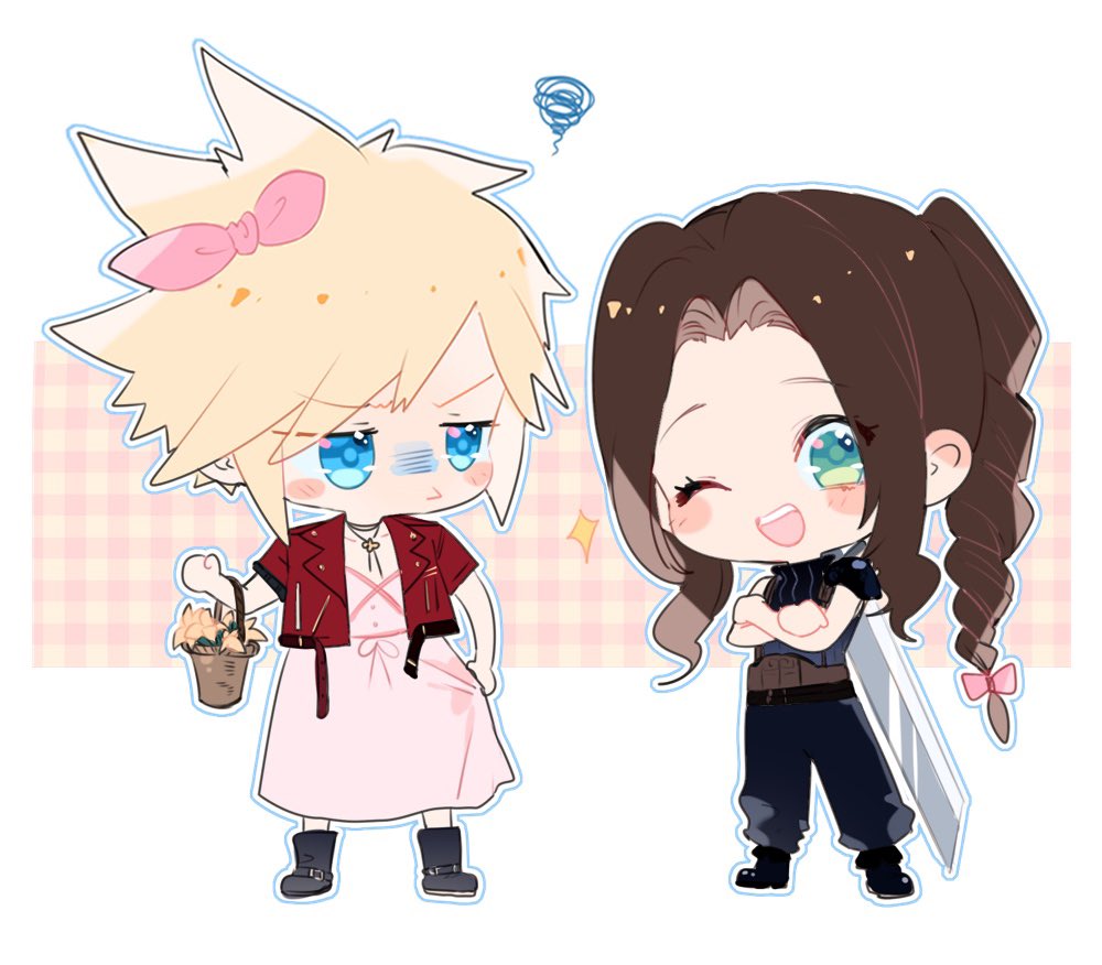 Aerith Gainsborough (Cloud Strife (Cosplay)) Rule 34 Image