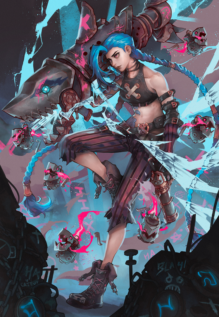 Arcane Jinx (Arcane: League Of Legends) Rule 34 Image