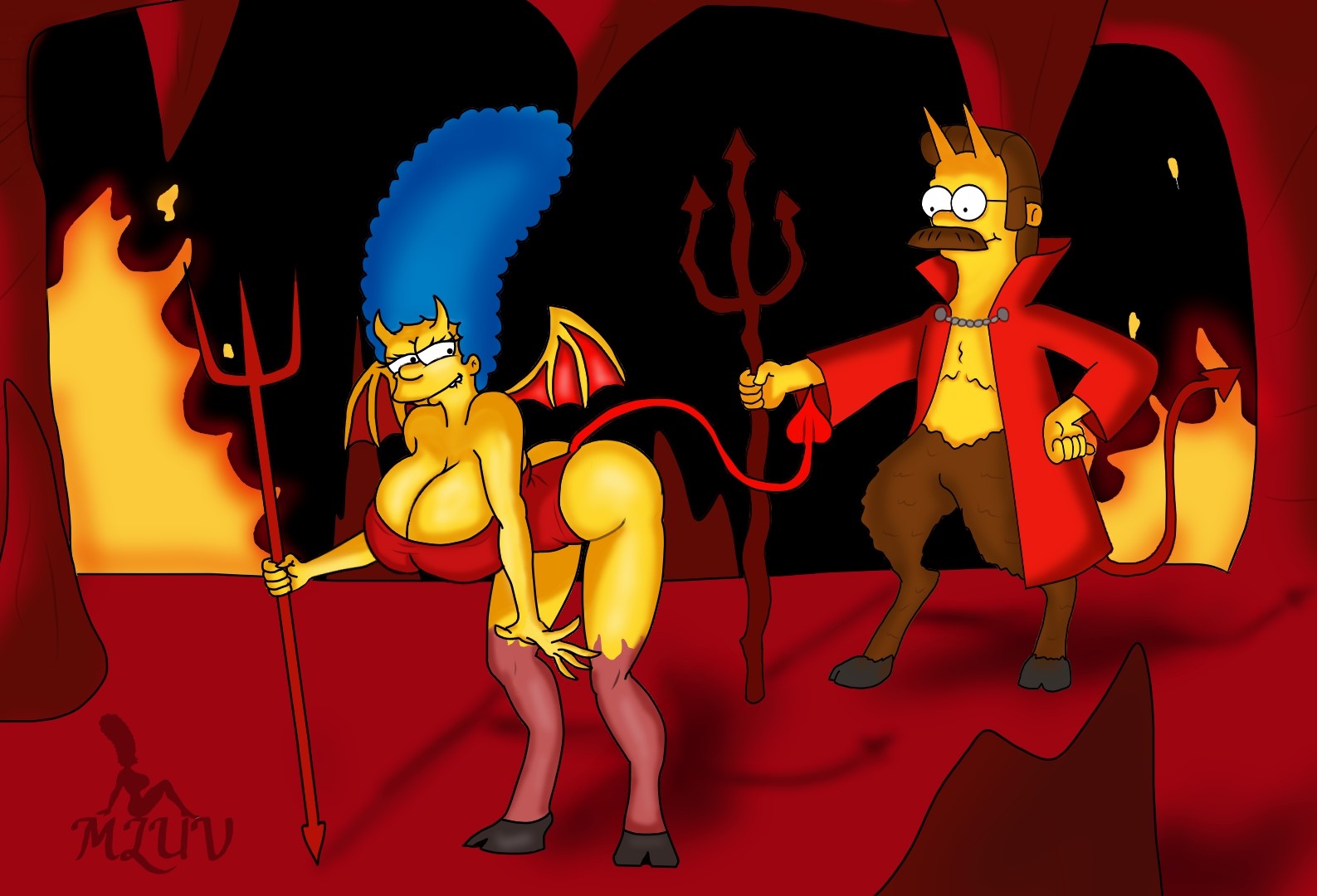 Marge Simpson (20th Century Studios) Rule 34 Image