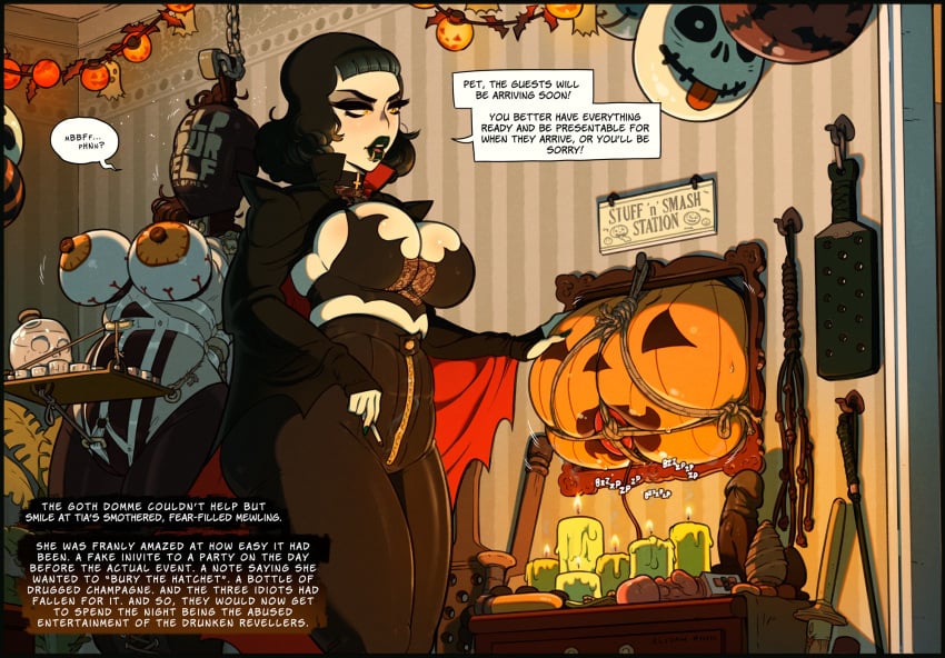 Goth Domme (Halloween) Rule 34 Image
