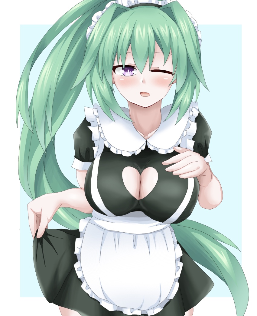 Green Heart (Neptunia) Rule 34 Image