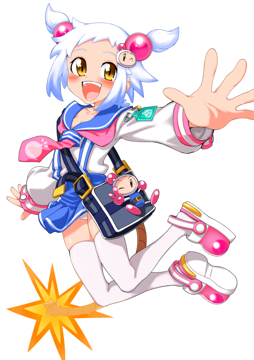 White Bomberman (Bombergirl) Rule 34 Image