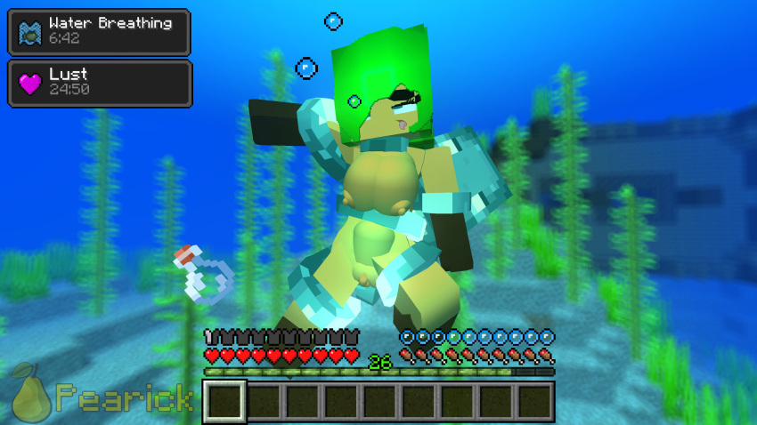 Glow Squid (Minecraft) Rule 34 Image