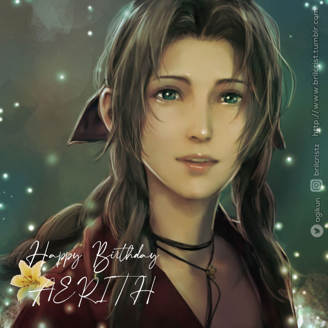 Aerith Gainsborough (Final Fantasy) Rule 34 Image