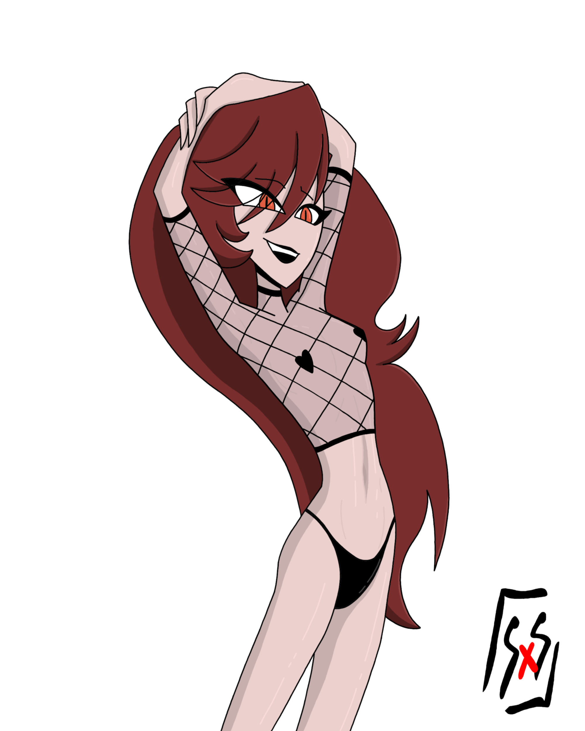 Human Kiki (Helluva Boss) Rule 34 Image