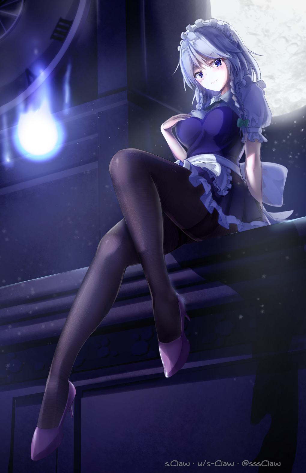 Izayoi Sakuya (Touhou) Rule 34 Image