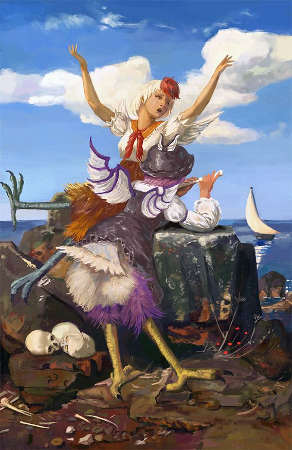 Mystia Lorelei (Touhou) Rule 34 Image