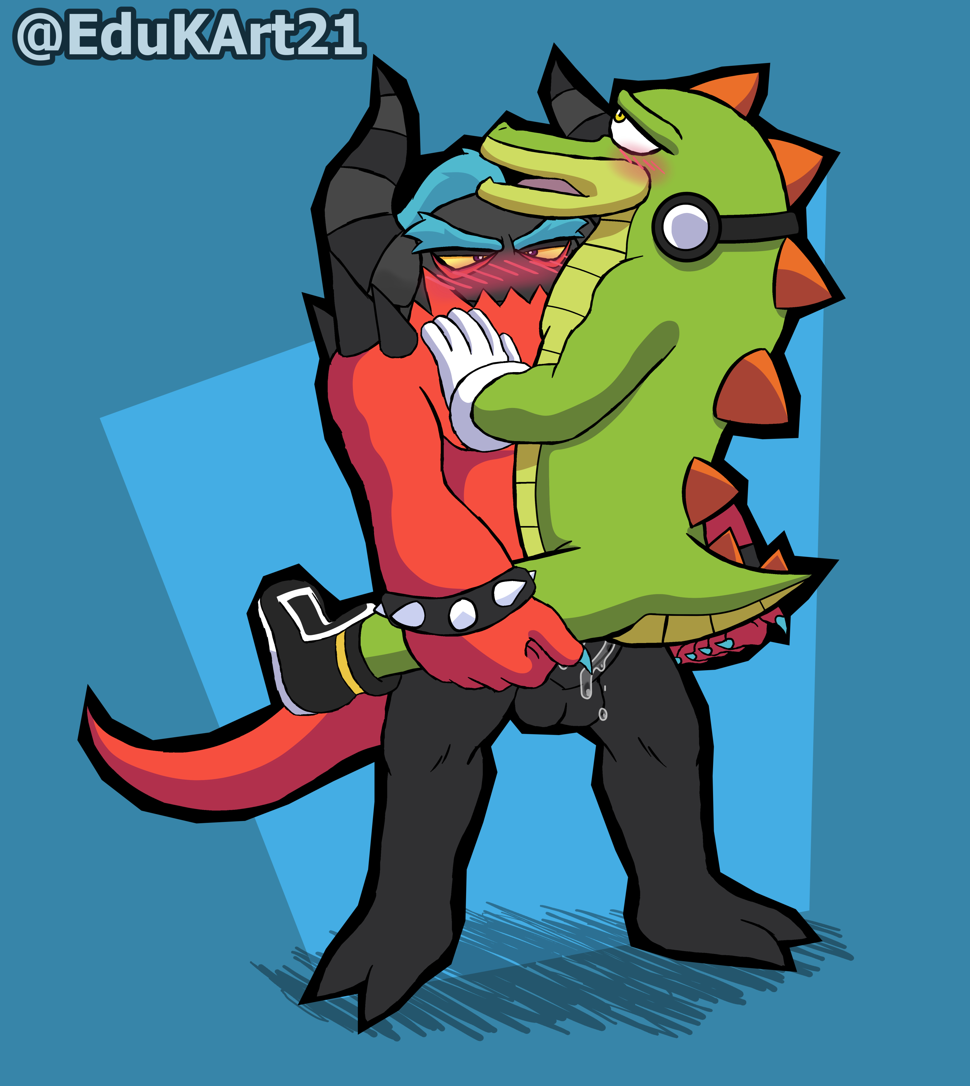 Vector The Crocodile (Sega) Rule 34 Image