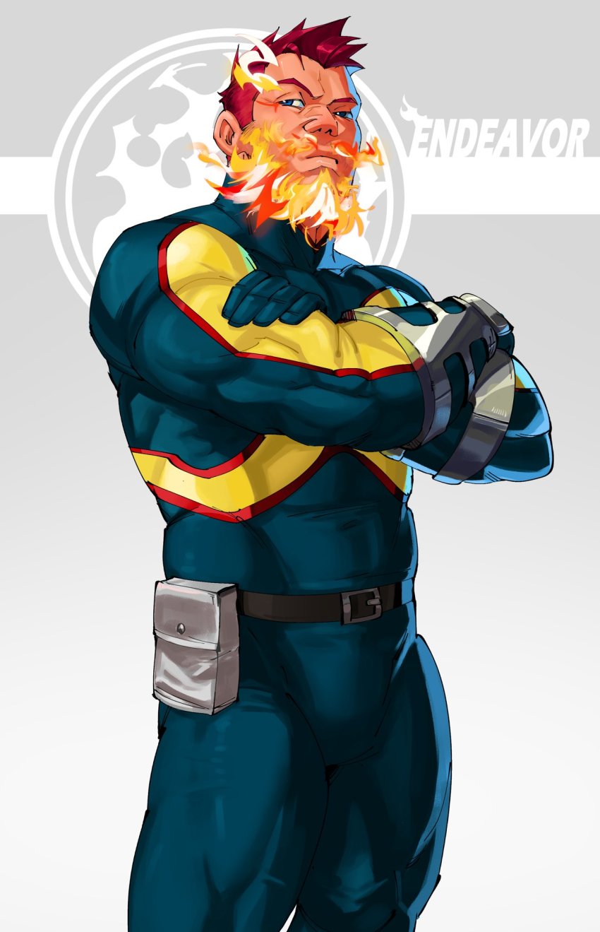 Endeavor (Boku No Hero Academia) Rule 34 Image