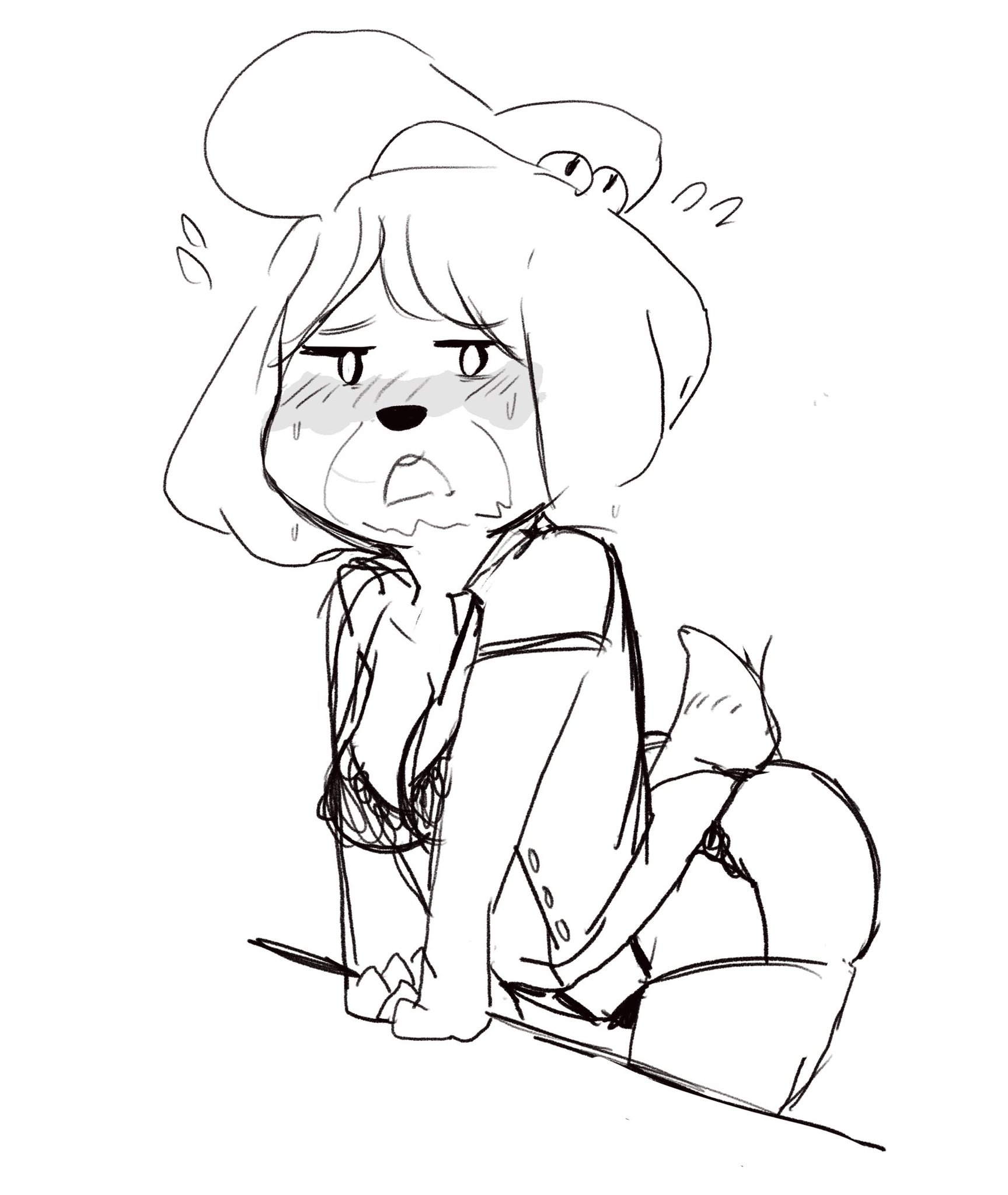 Isabelle (Animal Crossing) Rule 34 Image