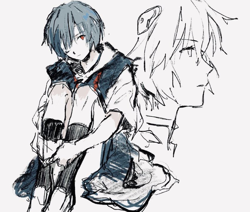 Ayanami Rei (Neon Genesis Evangelion) Rule 34 Image
