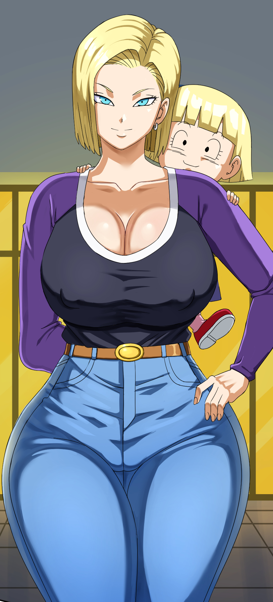 Android 18 (Dragon Ball) Rule 34 Image