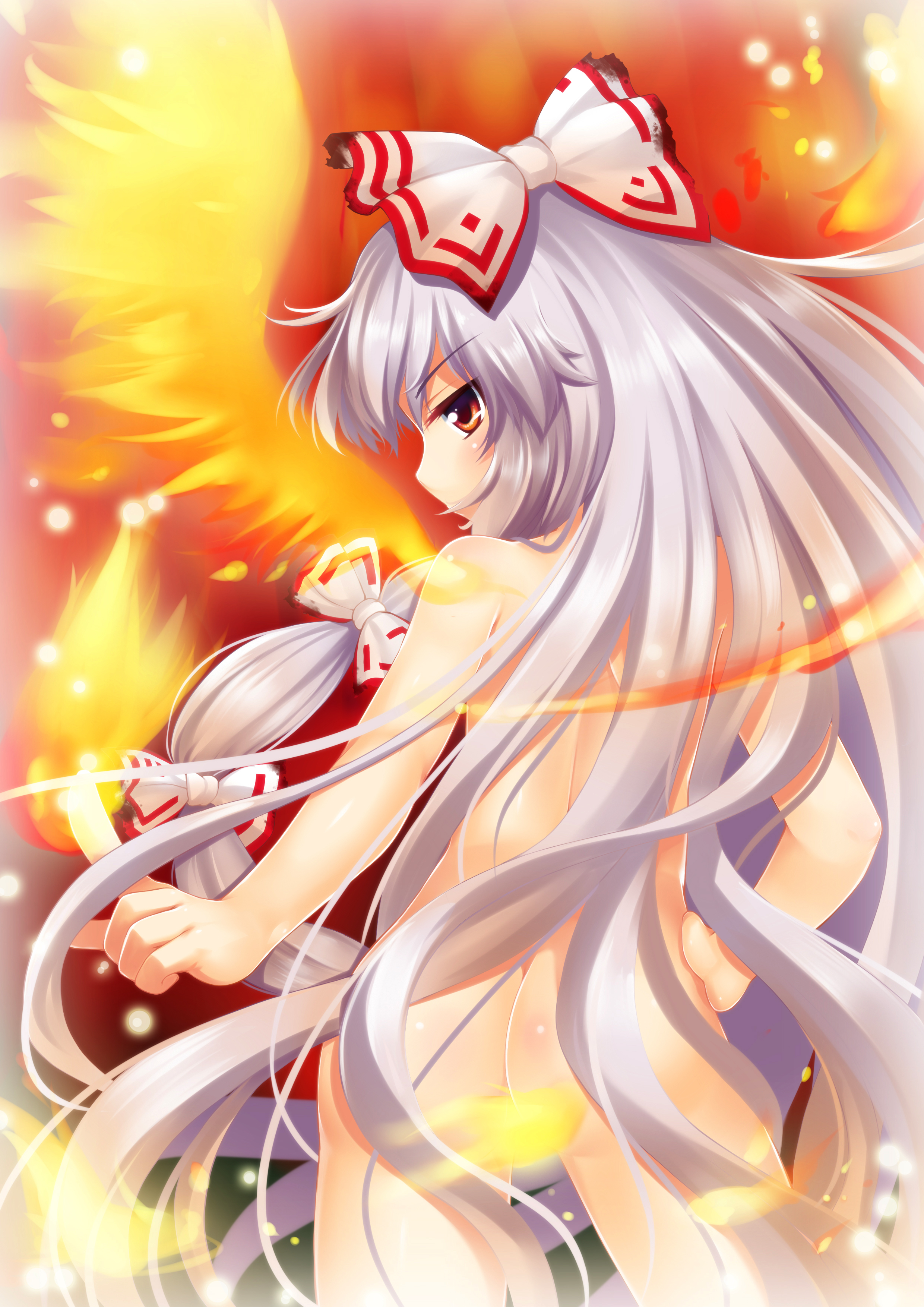 Fujiwara No Mokou (Touhou) Rule 34 Image