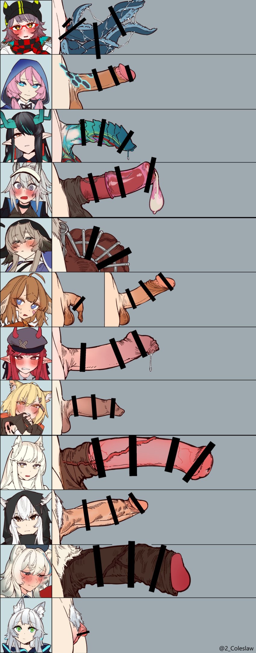 Blue Poison (Arknights) Rule 34 Image