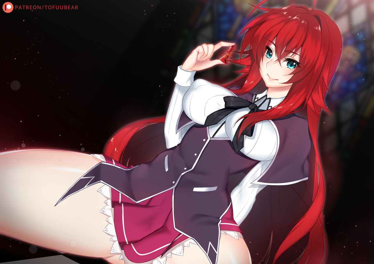 Rias Gremory (High School Dxd) Rule 34 Image