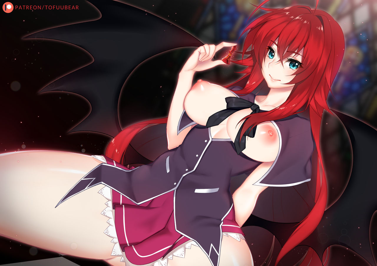 Rias Gremory (High School Dxd) Rule 34 Image