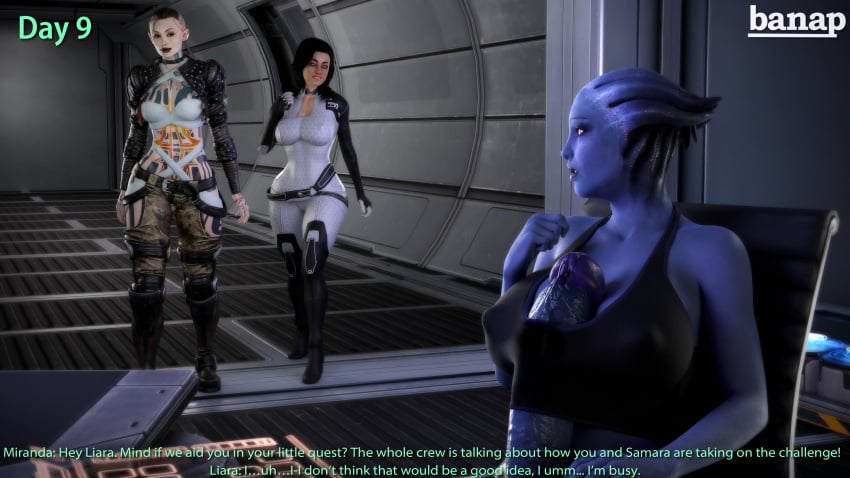 Asari (Liara T'Soni) Rule 34 Image