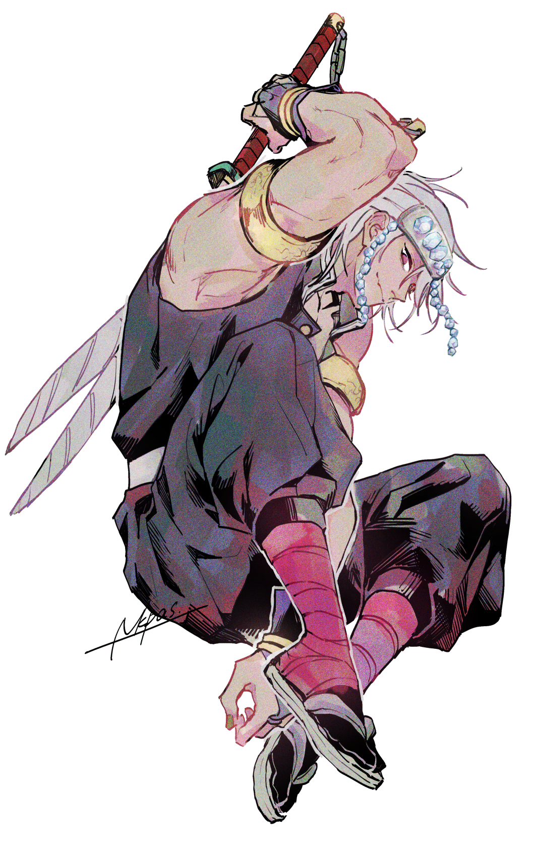 Uzui Tengen (Kimetsu No Yaiba) Rule 34 Image