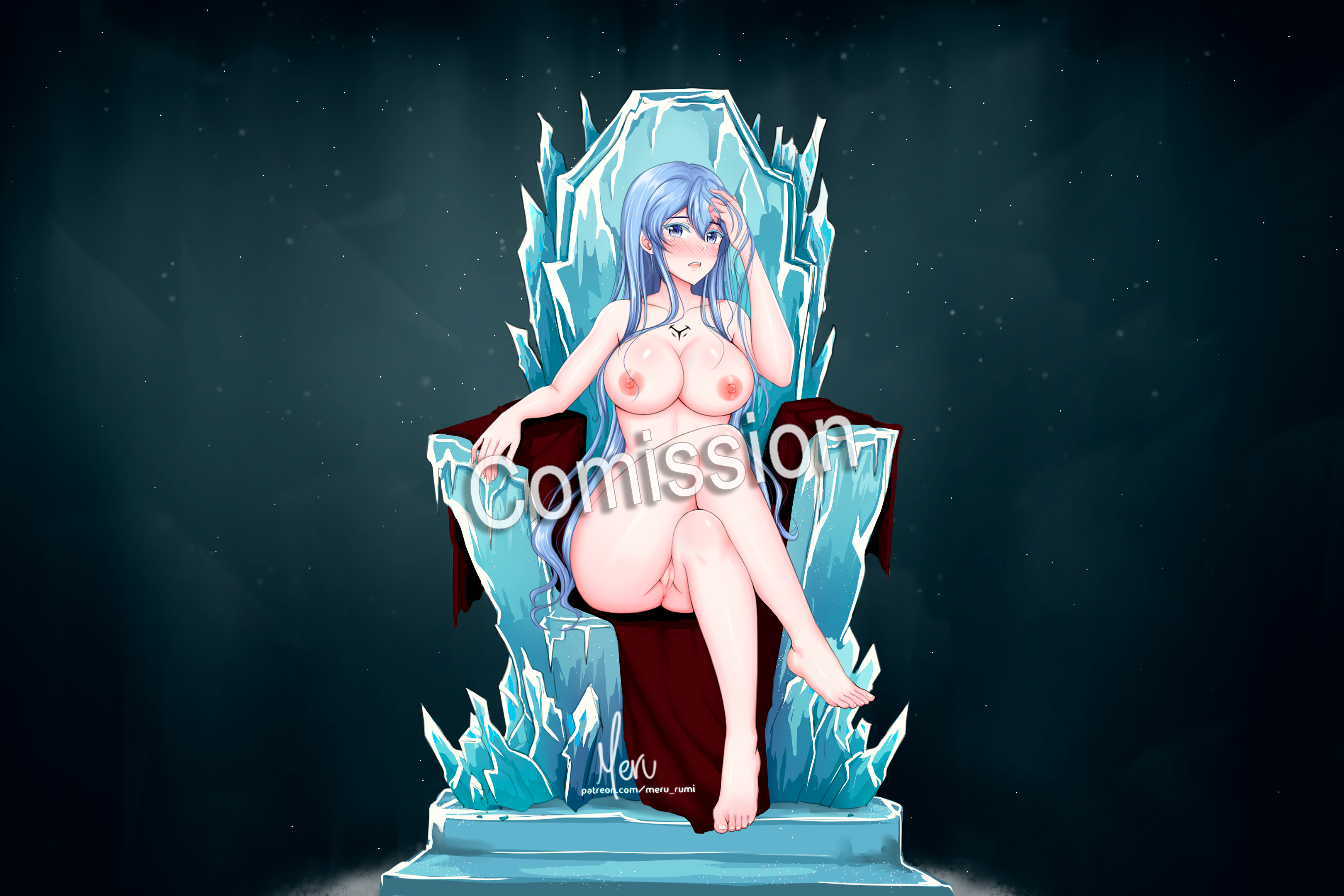 Esdeath (Akame Ga Kill!) Rule 34 Image