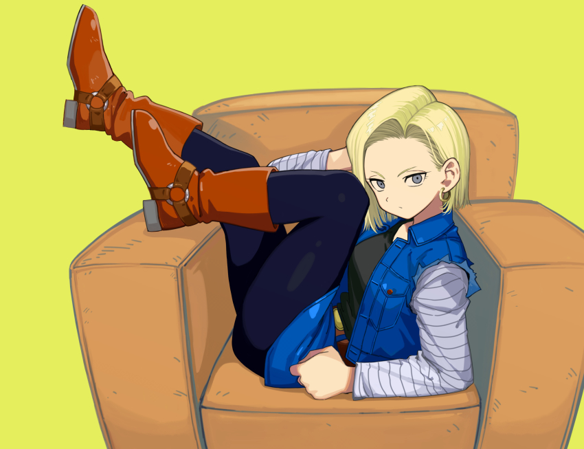 Android 18 (Dragon Ball) Rule 34 Image
