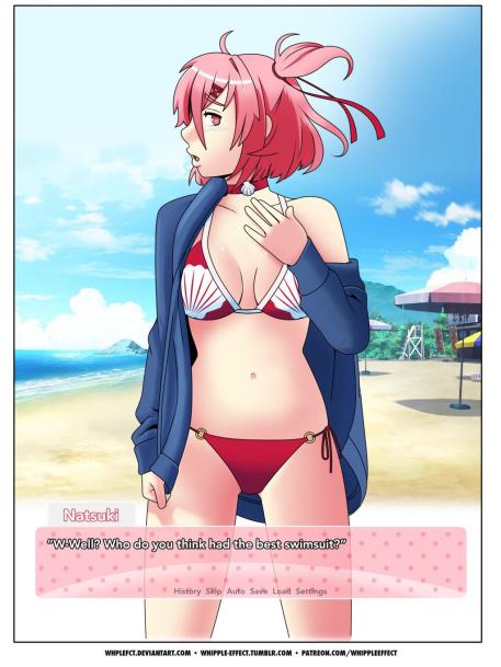 Natsuki (Doki Doki Literature Club) Rule 34 Image