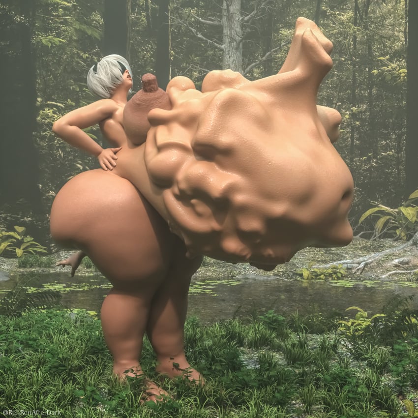 Yorha 2b (Nier: Automata) Rule 34 Image