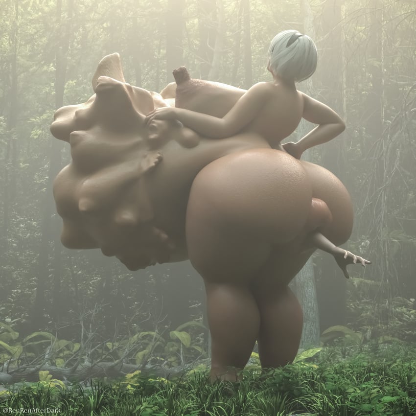 Yorha 2b (Nier: Automata) Rule 34 Image