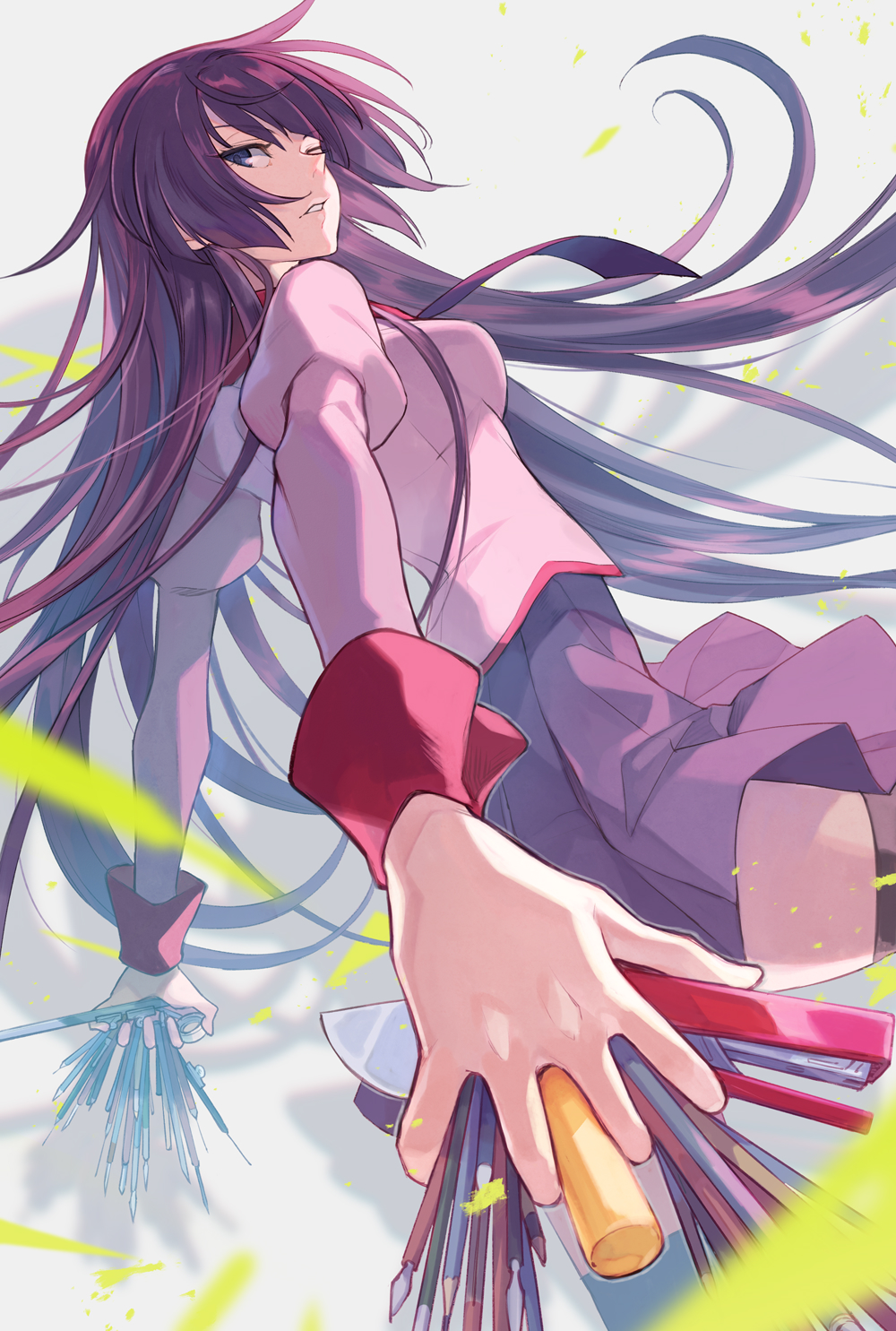 Senjougahara Hitagi (Bakemonogatari) Rule 34 Image