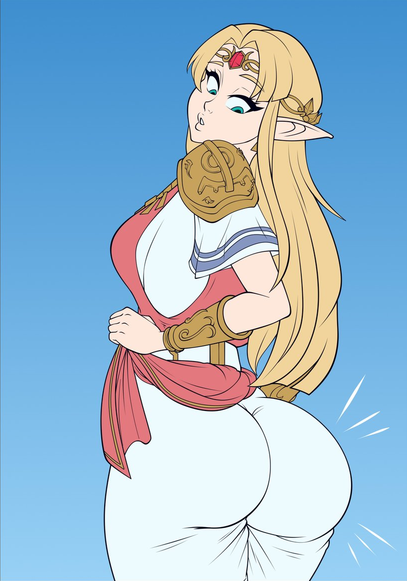 Princess Zelda (A Link Between Worlds) Rule 34 Image