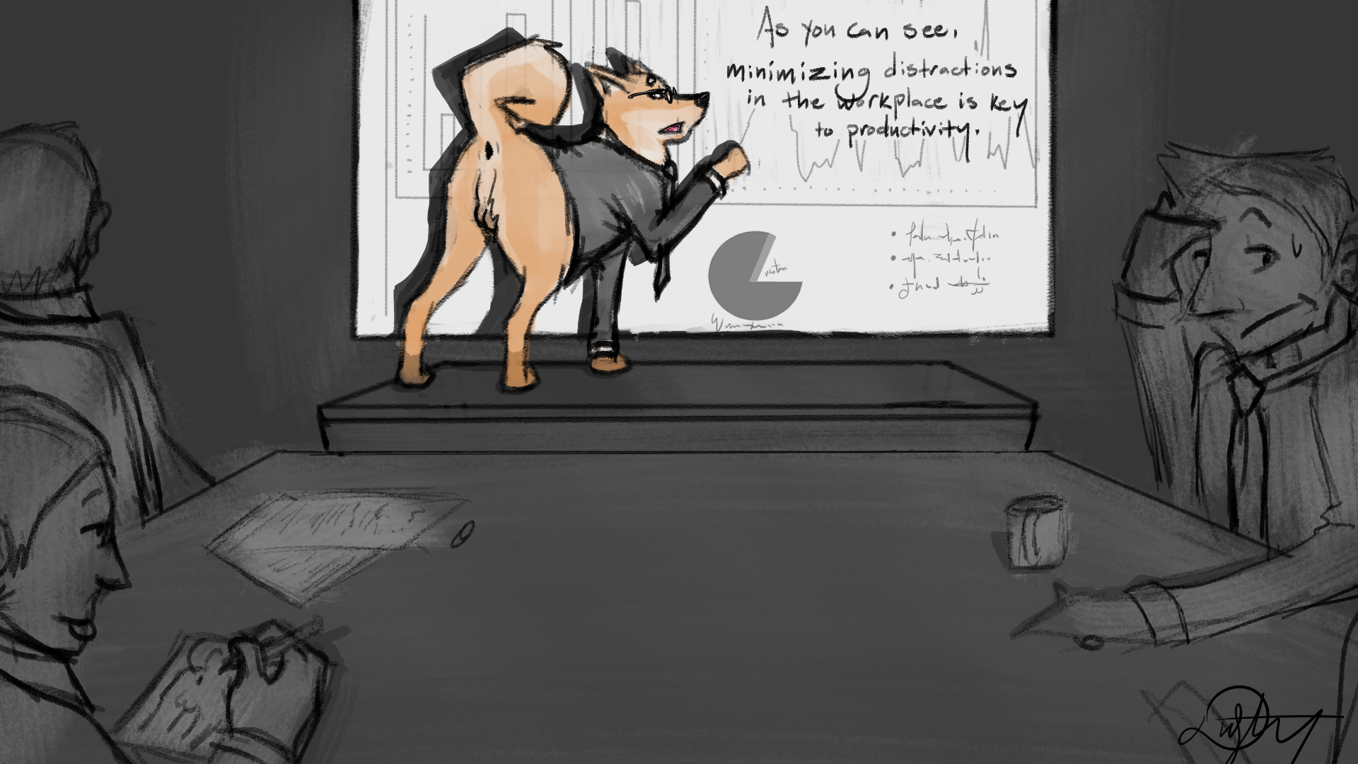 Business Shiba (Lofi Reads) Rule 34 Image