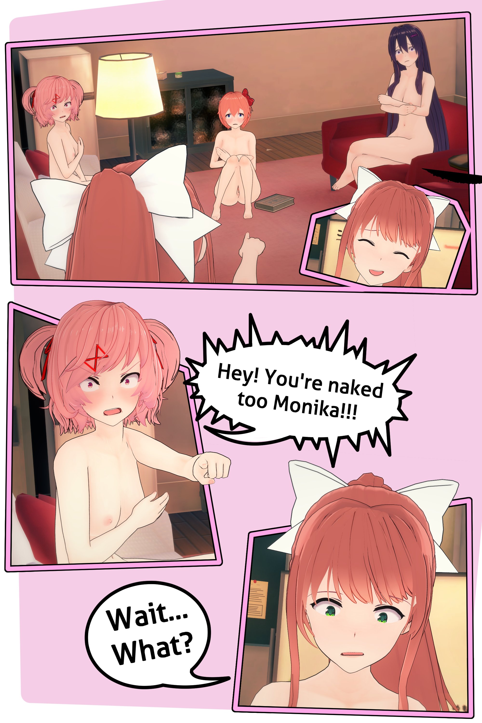 Monika (Doki Doki Literature Club) Rule 34 Image