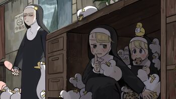 Anime Girl Hiding From A Terminator (Meme) Rule 34 Image