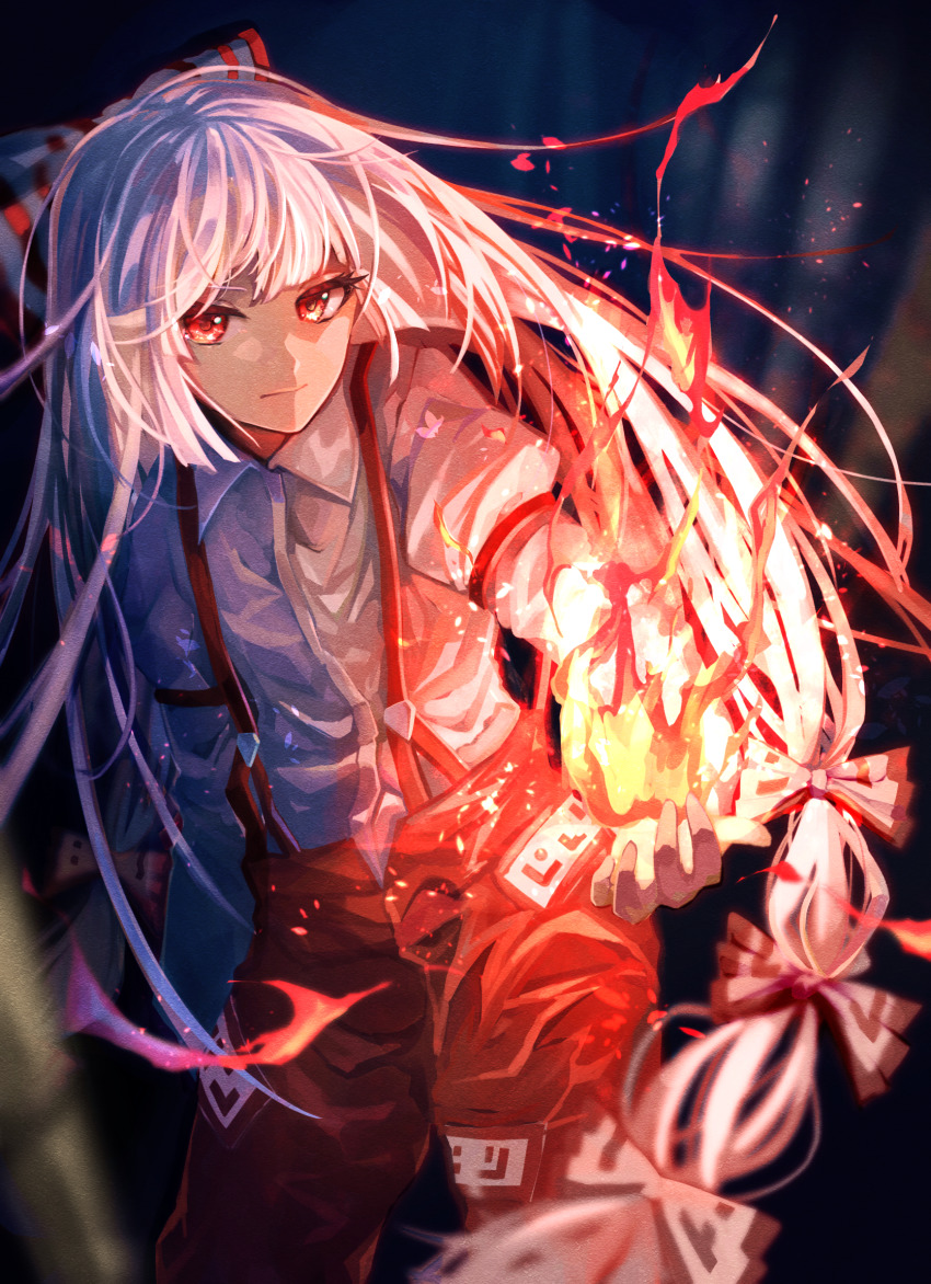 Fujiwara No Mokou (Touhou) Rule 34 Image