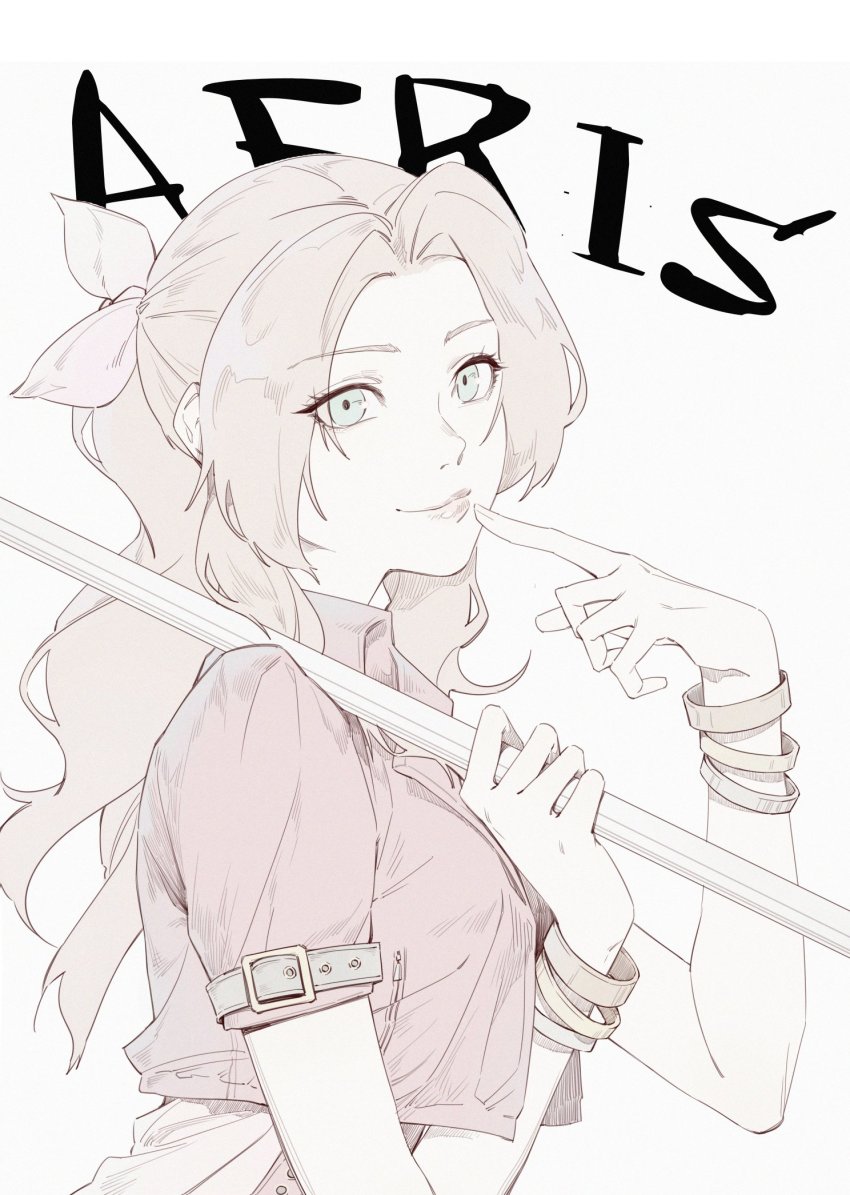 Aerith Gainsborough (Final Fantasy) Rule 34 Image