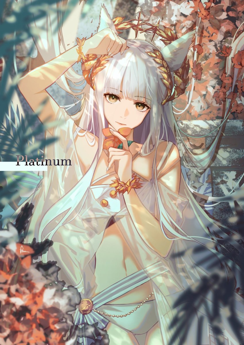 Platinum (Arknights) Rule 34 Image