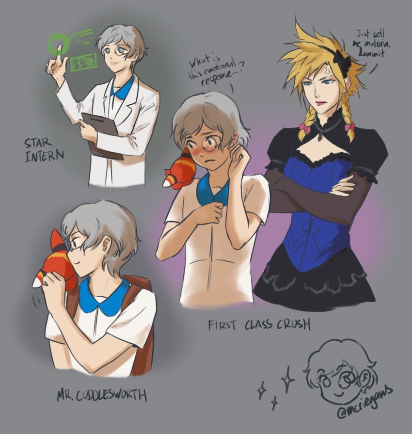 Cloud Strife (Final Fantasy) Rule 34 Image