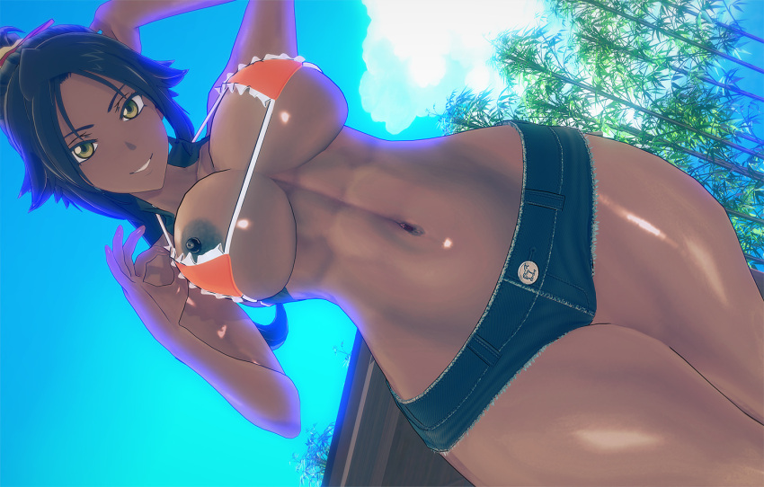 Shihouin Yoruichi (Bleach) Rule 34 Image