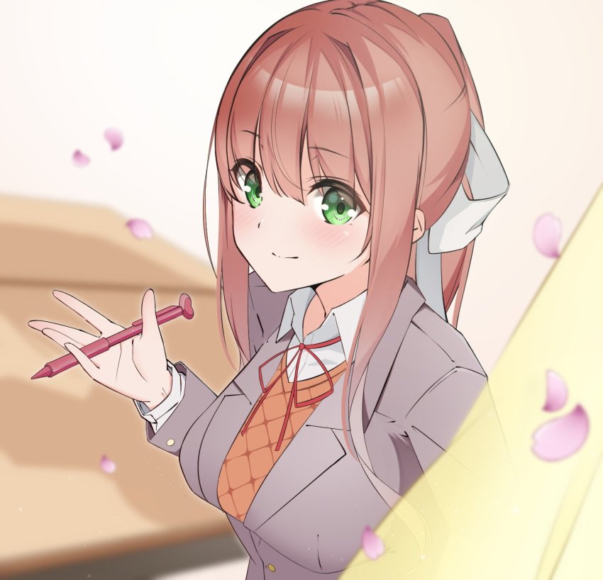 Monika (Doki Doki Literature Club) Rule 34 Image