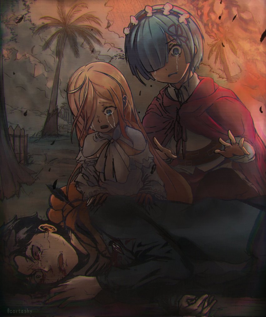 Natsuki Subaru (Re:Zero Kara Hajimeru Isekai Seikatsu) Rule 34 Image