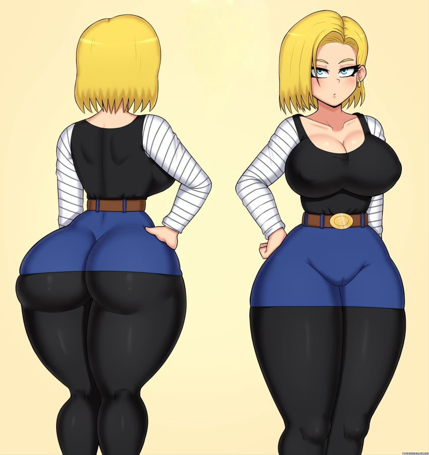 Android 18 (Dragon Ball) Rule 34 Image