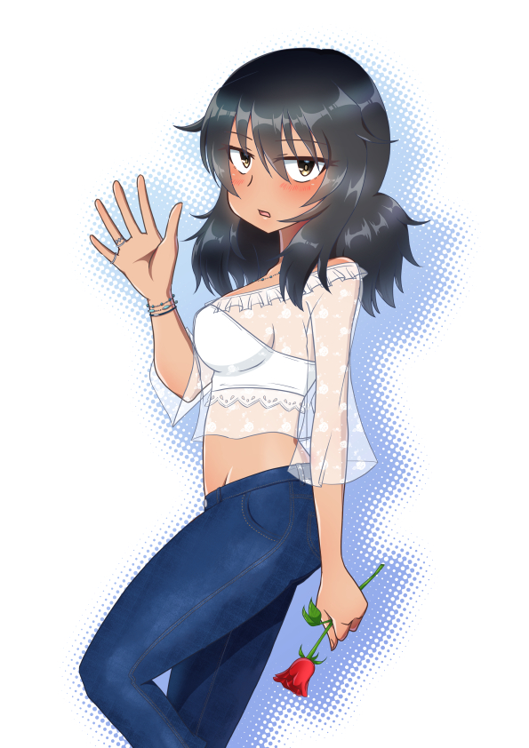 Andou (Girls Und Panzer) Rule 34 Image