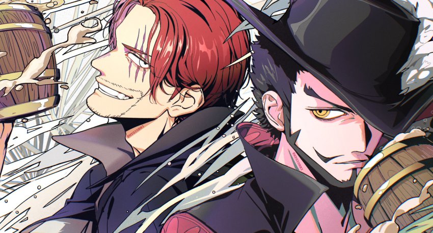 Dracule Mihawk (One Piece) Rule 34 Image