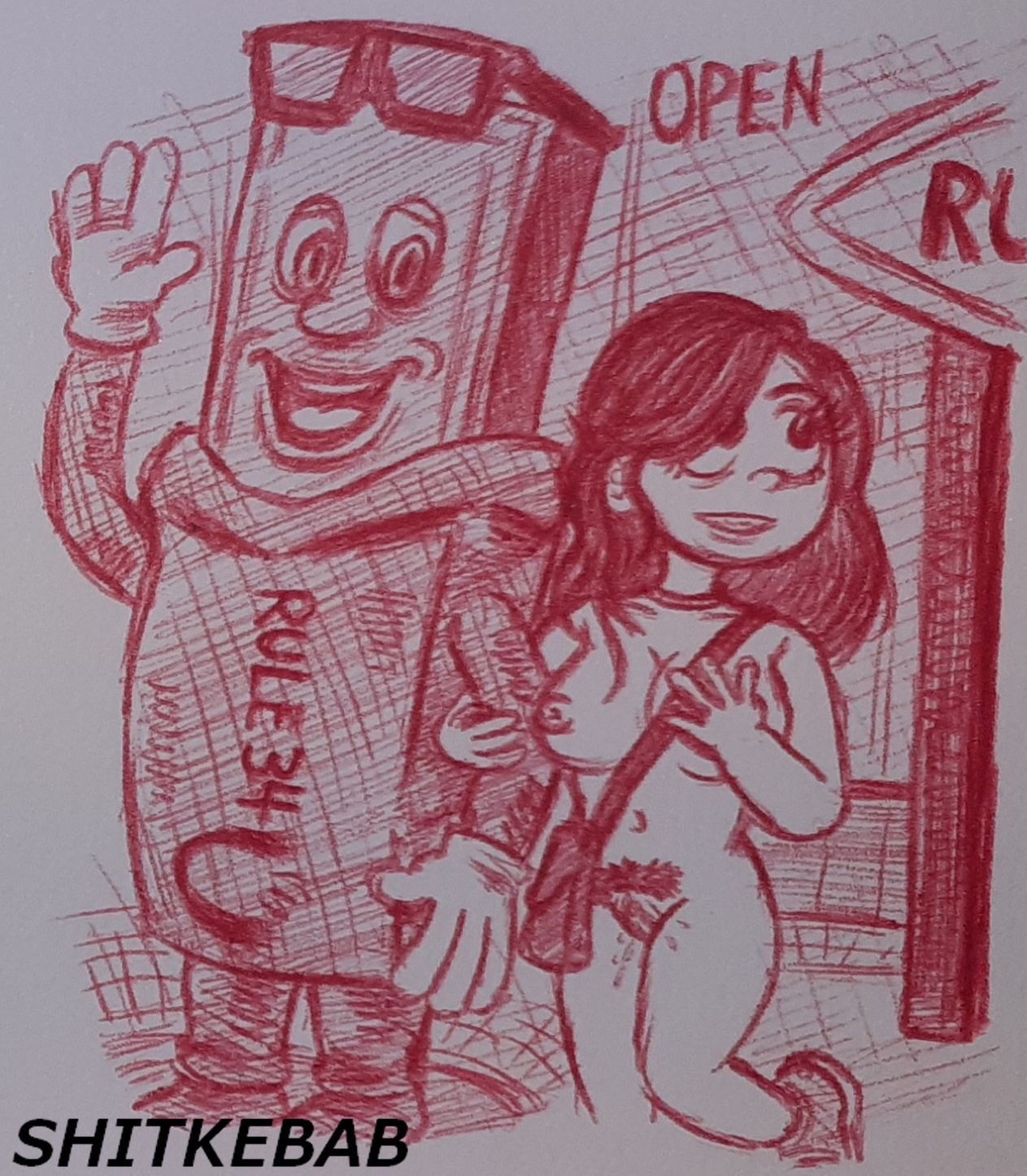 1girls Rule 34 Image