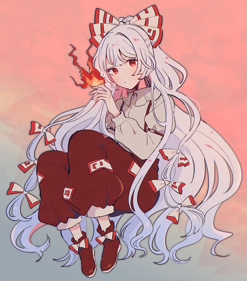 Fujiwara No Mokou (Touhou) Rule 34 Image