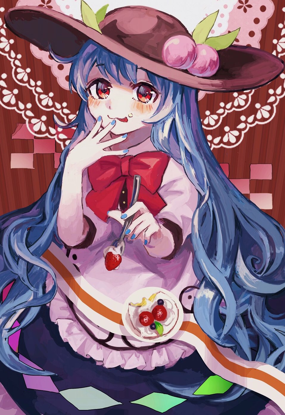 Hinanawi Tenshi (Touhou) Rule 34 Image