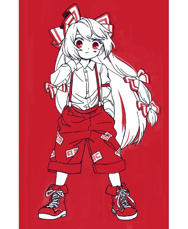 Fujiwara No Mokou (Touhou) Rule 34 Image