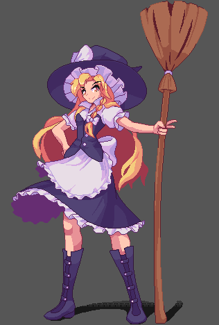 Kirisame Marisa (Touhou) Rule 34 Image