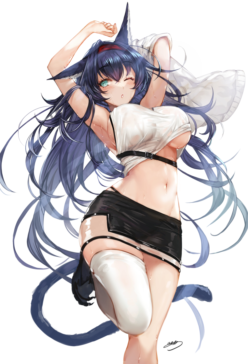 Blaze (Arknights) Rule 34 Image